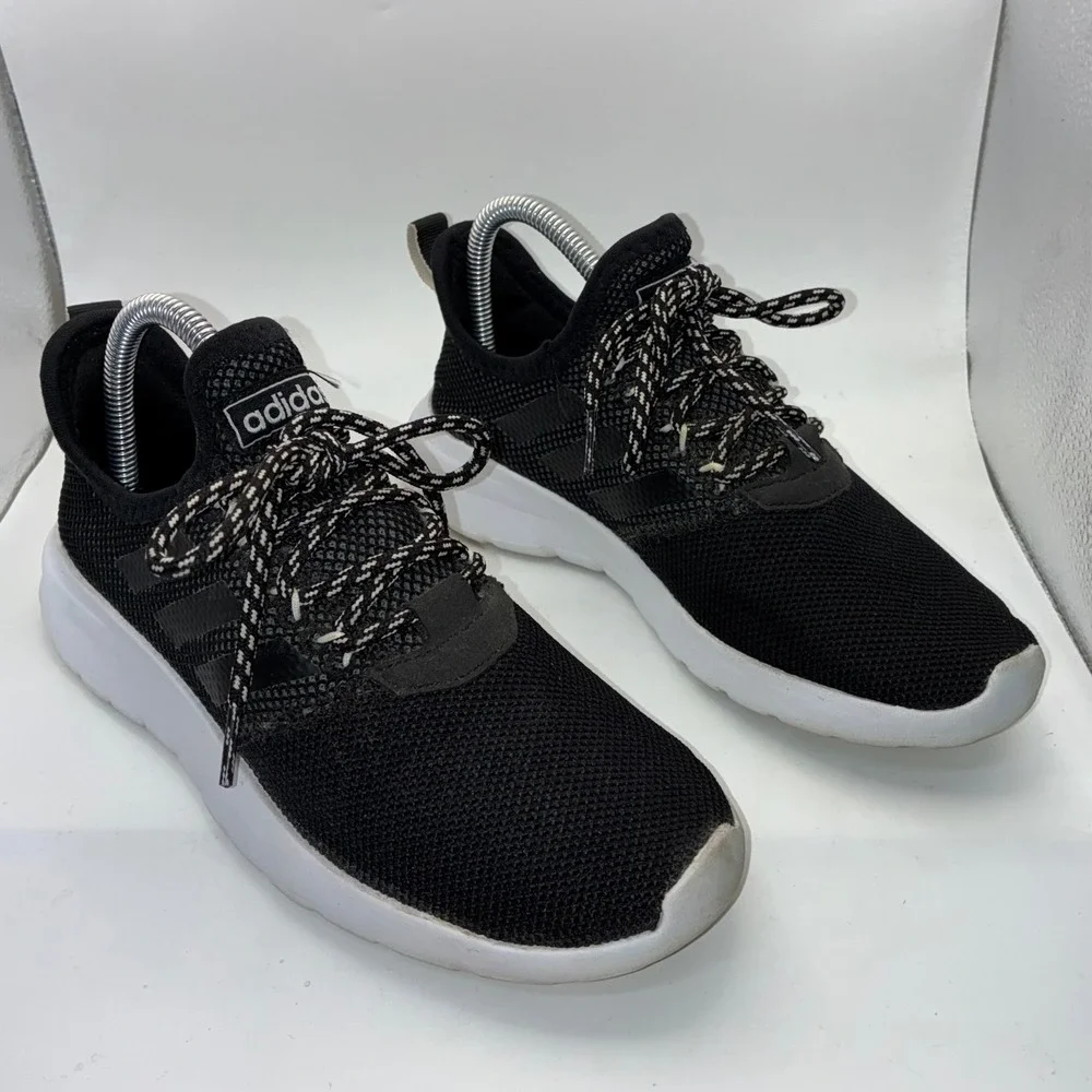 Adidas‎ Lite Racer CLN Black White Mesh Running Shoes F36654 Mens 7